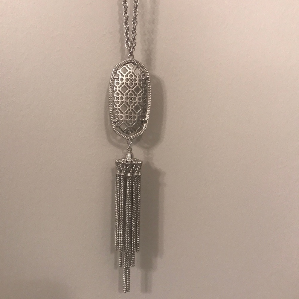 Authentic Kendra Scott Rayne Silver Filigree